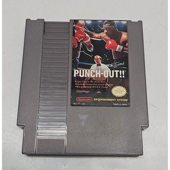Nintendo Other - Mike Tyson's Punch-Out!! Nintendo NES Cartridge NES-PT-USA Authentic Retro Game